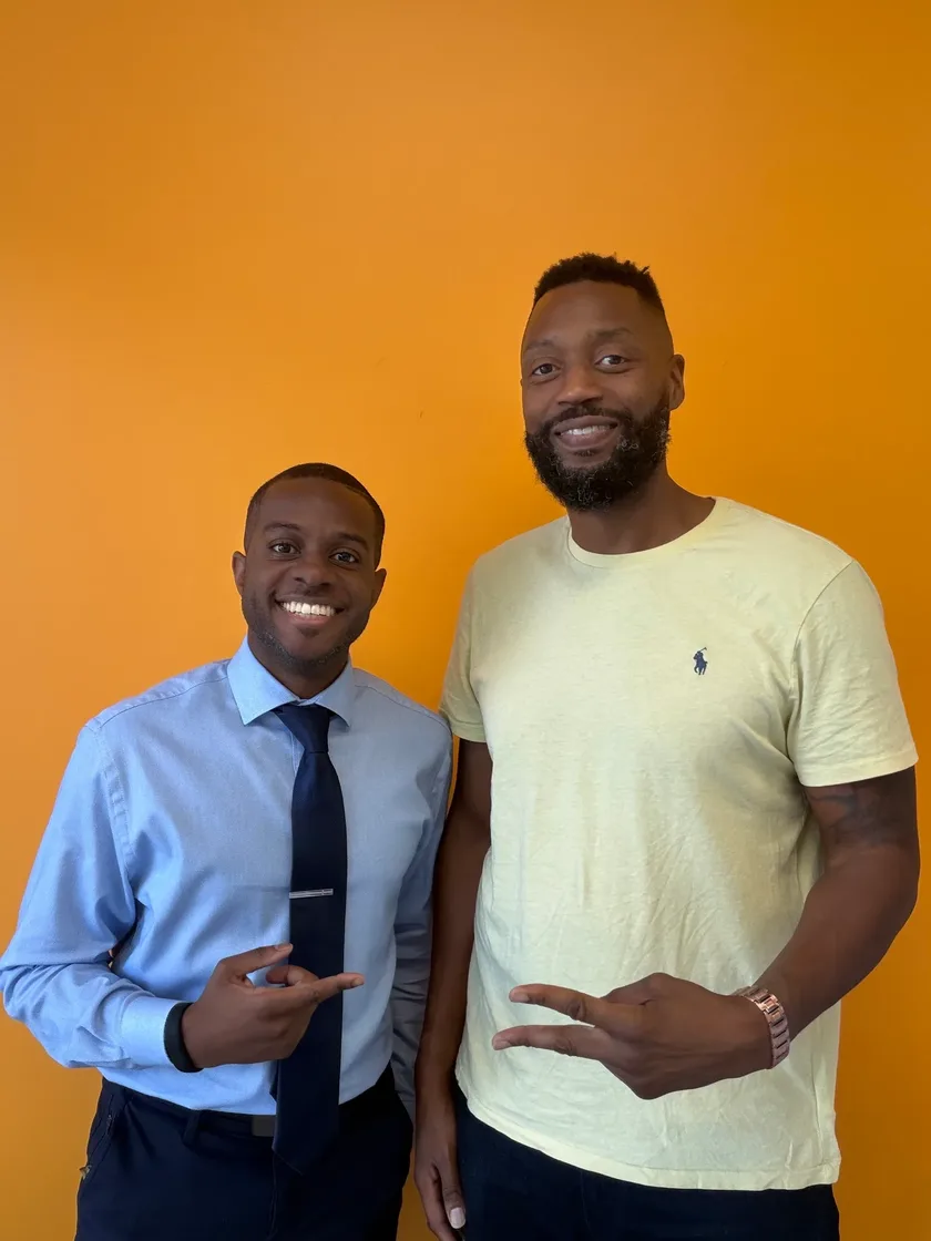 Dr. Matthew Richmond with a wellness care patient at Sovereign Light Chiropractic